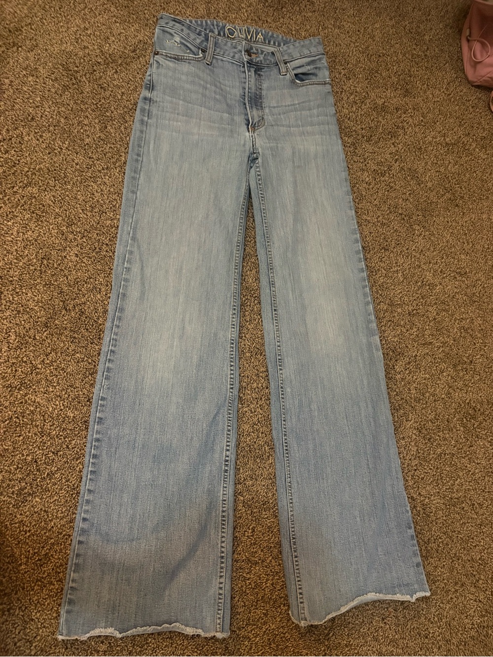 Kimes Ranch Light Blue Wide Leg Jeans